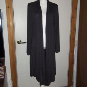 Rags and Couture Sweaters - Knee Length Open Front Draped Duster Cardigan XL Rags and Couture Sweaters - Knee Length Open Front Draped Duster Cardigan XL